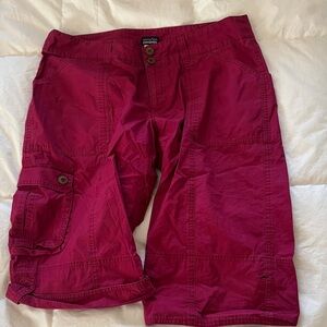 Patagonia Women's Fuchsia Cargo Bermudas